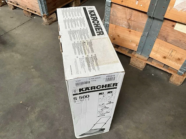Kärcher s 500 hand veegmachine 16 liter 550 mm, 9kg - afbeelding 4 van  6