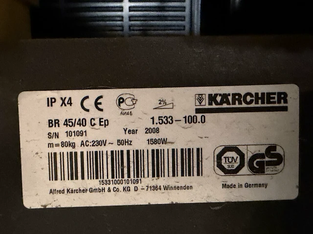 Kärcher schrob/zuigmachine - afbeelding 8 van  9