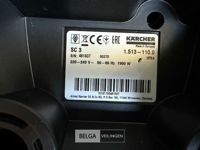 Kärcher steamer c3c - afbeelding 5 van  5