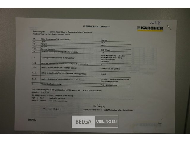 Kärcher veegmachine - afbeelding 2 van  19