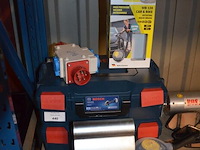 Karcher was borstel, 2 lege gereedschapskoffers bosch, stekker doos