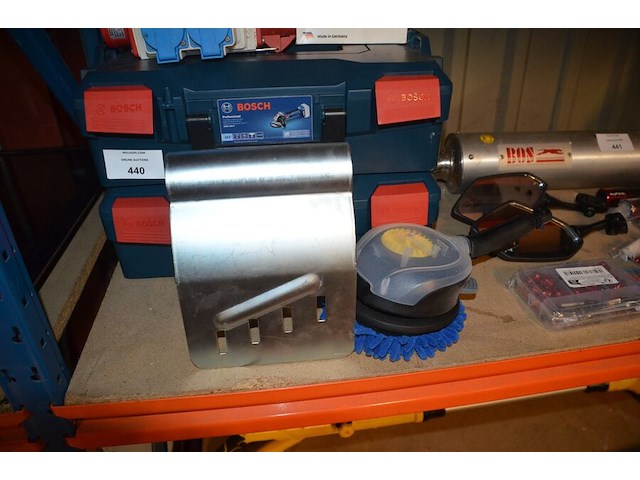 Karcher was borstel, 2 lege gereedschapskoffers bosch, stekker doos - afbeelding 4 van  6