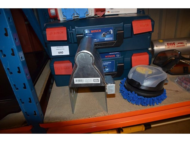 Karcher was borstel, 2 lege gereedschapskoffers bosch, stekker doos - afbeelding 5 van  6