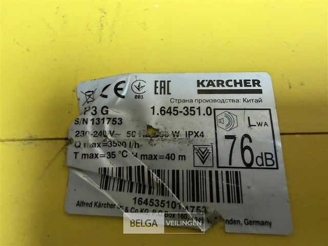 Kärcher waterpomp bp4 garden - afbeelding 3 van  3