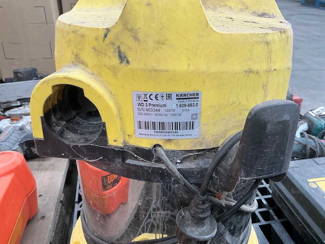 Kärcher wd3 premium bouwstofzuiger - afbeelding 3 van  4