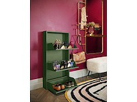Kare design schoenenkast caruso, olijfgroen, 104×50×15 cm - afbeelding 2 van  3