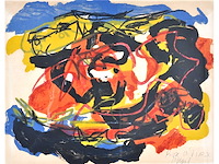Karel appel - abstracte compositie - bon à tirer - 1960 - afbeelding 3 van  9