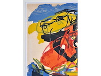 Karel appel - abstracte compositie - bon à tirer - 1960 - afbeelding 5 van  9