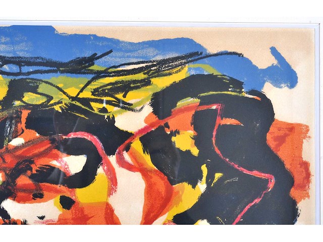 Karel appel - abstracte compositie - bon à tirer - 1960 - afbeelding 7 van  9