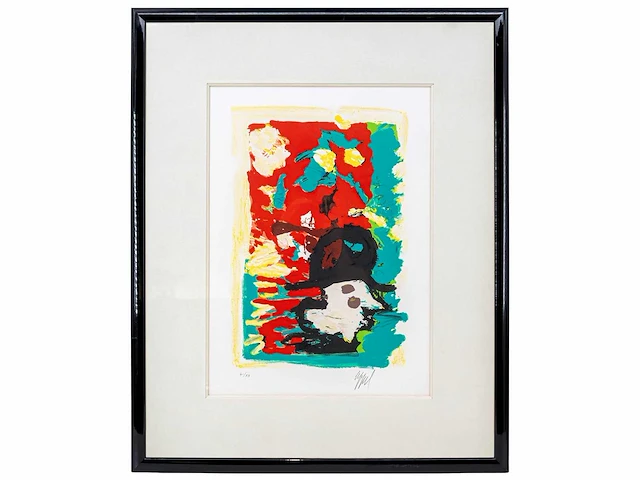 Karel appel - can we dance a landscape - kleurenlithografie - afbeelding 1 van  4