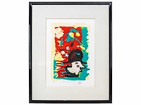 Karel appel - can we dance a landscape - kleurenlithografie