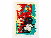Karel appel - can we dance a landscape - kleurenlithografie - afbeelding 2 van  4