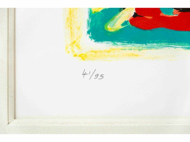 Karel appel - can we dance a landscape - kleurenlithografie - afbeelding 4 van  4