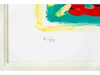 Karel appel - can we dance a landscape - kleurenlithografie - afbeelding 4 van  4
