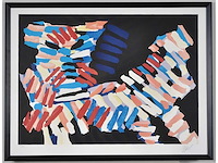 Karel appel - cat of the night - litho - ingelijst - afbeelding 1 van  6