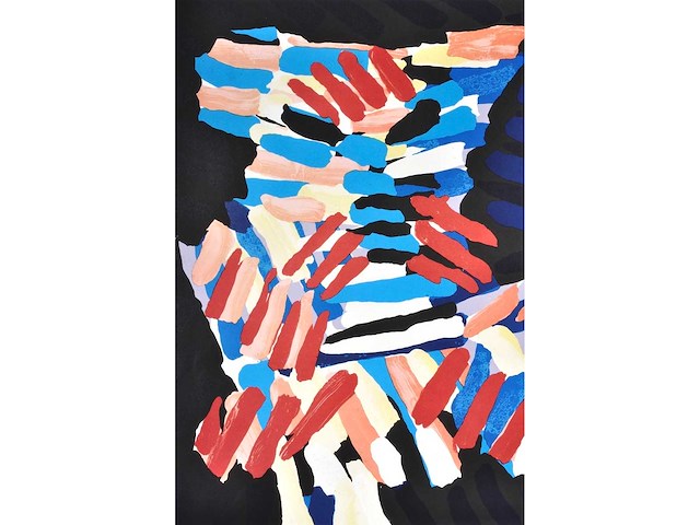 Karel appel - cat of the night - litho - ingelijst - afbeelding 6 van  6