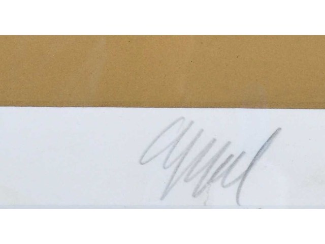 Karel appel - cool luke singing hands - zeefdruk - 1978 - afbeelding 4 van  10