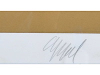 Karel appel - cool luke singing hands - zeefdruk - 1978 - afbeelding 4 van  10