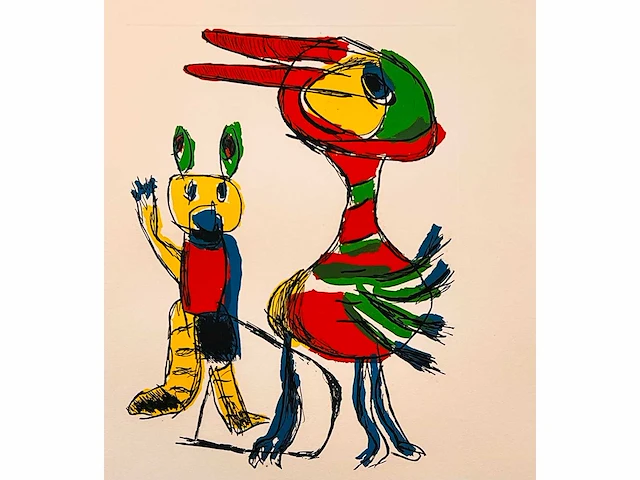 Karel appel - de bon matin - kleurenets - topwerk - afbeelding 3 van  8