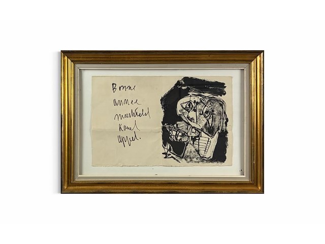 Karel appel - gesigneerde lithografie - afbeelding 1 van  1