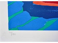 Karel appel - head on water - litho - ingelijst - afbeelding 5 van  6