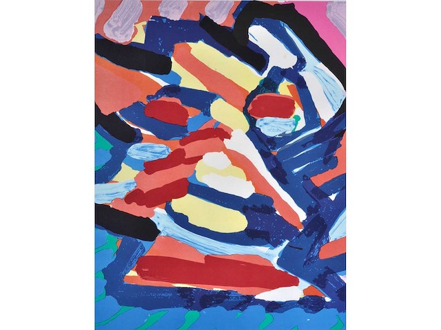 Karel appel - head on water - litho - ingelijst - afbeelding 6 van  6