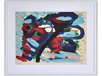 Karel appel - loving heads - litho - afbeelding 1 van  14