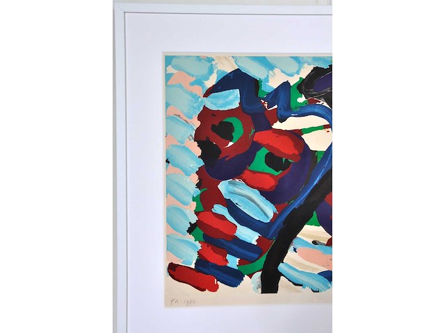 Karel appel - loving heads - litho - afbeelding 14 van  14
