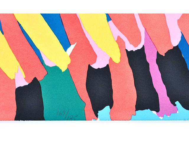 Karel appel - morning face and blue sea - litho - afbeelding 4 van  9