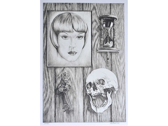 Karel moers - kleurenzeefdruk - afbeelding 1 van  9