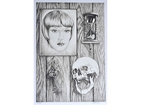 Karel moers - kleurenzeefdruk - afbeelding 1 van  9