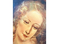 Karel van belle - madonna in bloemenkrans - olie op doek - afbeelding 10 van  14