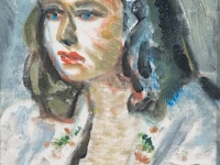 Karel van vlaanderen (1903-1983), reclining nude and a portrait of a girl, oil on canvas 40 x 50 cm. (15 3/4 x 19.67 in.), 23 x 34 cm. (9.06 x 13.39 in.) - afbeelding 11 van  12