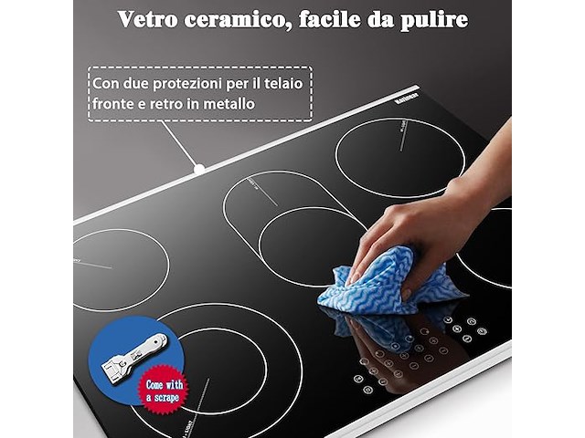 Karinear keramische kookplaat (5 platen) - afbeelding 2 van  7