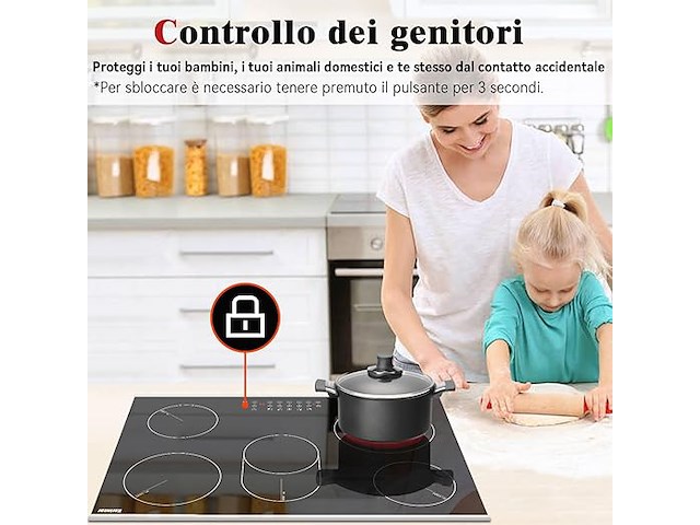 Karinear keramische kookplaat (5 platen) - afbeelding 6 van  7