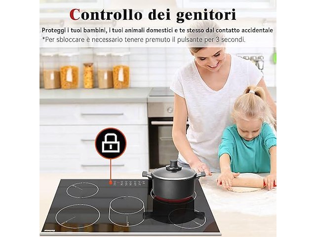 Karinear keramische kookplaat (5 platen) - afbeelding 6 van  7