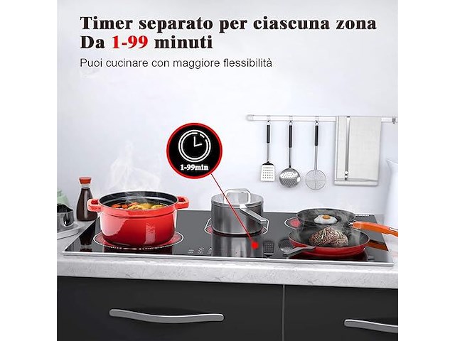 Karinear keramische kookplaat (5 platen) - afbeelding 5 van  7