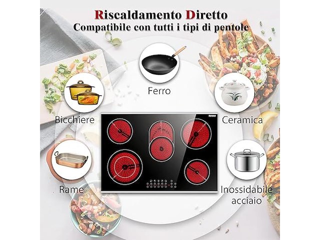 Karinear keramische kookplaat (5 platen) - afbeelding 7 van  7