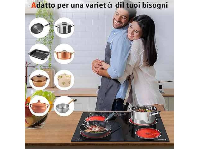 Karinear keramische kookplaat (60 cm) - afbeelding 6 van  6