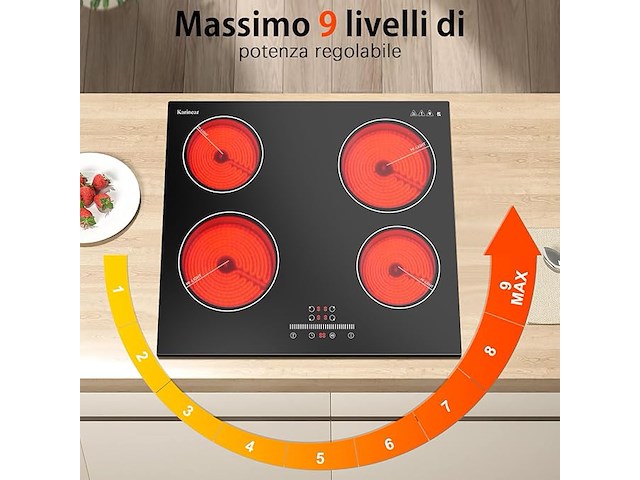 Karinear keramische kookplaat (60 cm) - afbeelding 2 van  6