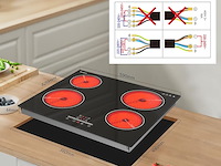 Karinear keramische kookplaat (60 cm) - afbeelding 5 van  6