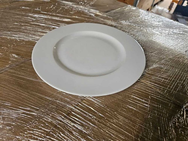 Karolina - amelia - wit plat bord 24cm - afbeelding 1 van  3