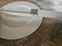 Karolina - amelia - wit plat bord 24cm - afbeelding 2 van  3
