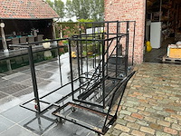 Karren voor statafels, stoelen en krukken (5x) - afbeelding 4 van  4