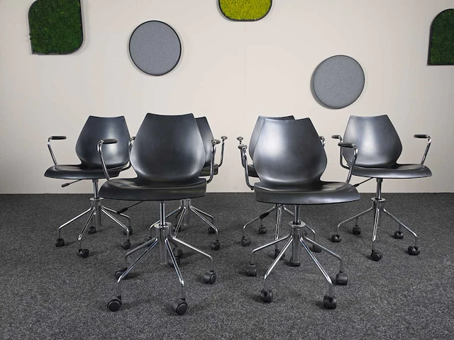 Kartell - maui - vergaderstoelen (6x) - afbeelding 3 van  11