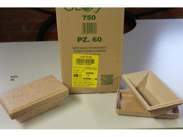 Karton thermic bakjes (biologisch afbreekbaar) - afbeelding 1 van  3