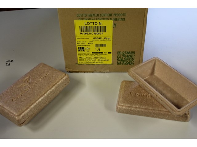 Karton thermic bakjes (biologisch afbreekbaar) - afbeelding 1 van  1