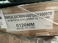 Kartonnen boxen met plastic restanten (10x) en diverse rollen - afbeelding 6 van  21