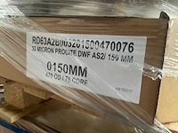 Kartonnen boxen met plastic restanten (10x) en diverse rollen - afbeelding 7 van  21