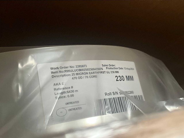 Kartonnen boxen met plastic restanten (10x) en diverse rollen - afbeelding 11 van  21